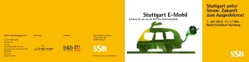 Stuttgart E-Mobil Flyer - SSB