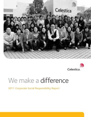 We make a difference - Celestica