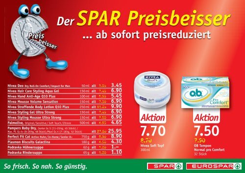 SPAR Schweiz - Preisbeisser