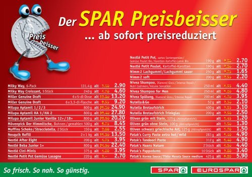 SPAR Schweiz - Preisbeisser