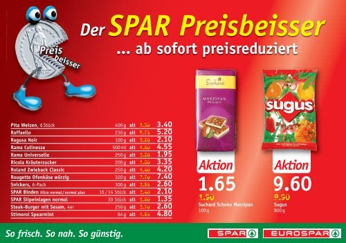 SPAR Schweiz - Preisbeisser