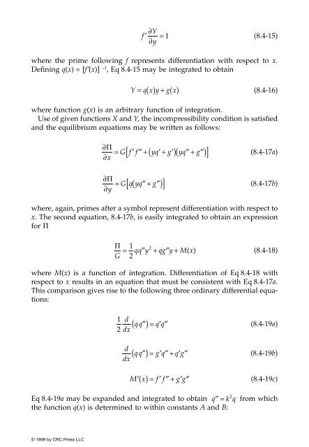 CONTINUUM MECHANICS for ENGINEERS