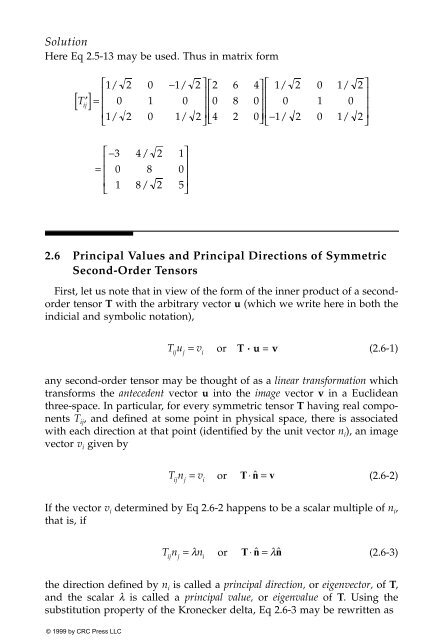 CONTINUUM MECHANICS for ENGINEERS