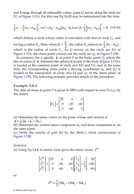 CONTINUUM MECHANICS for ENGINEERS