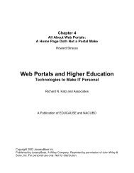 All About Web Portals: A Home Page Doth Not a Portal Make