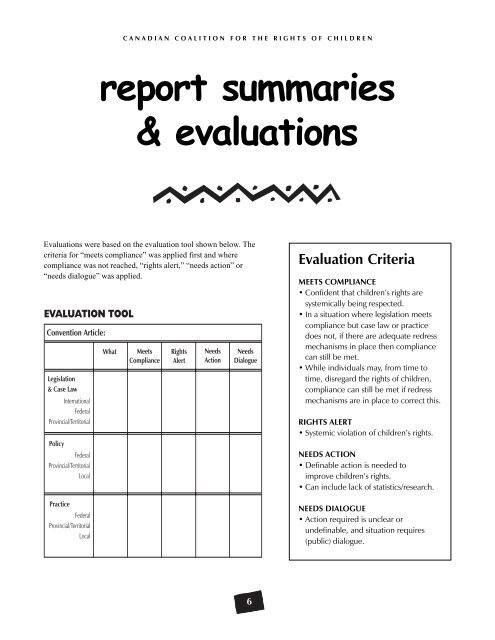 Poste - Canadian Coalition for the Rights of Children