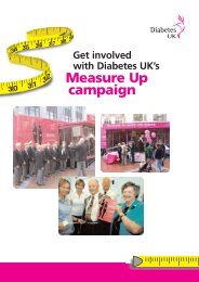 Measure Up campaign - Diabetes UK