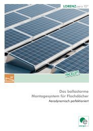 Das ballastarme Montagesystem für Flachdächer - Solardach24.de