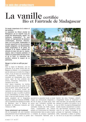 La voix des producteurs (PDF) - Magasin du monde