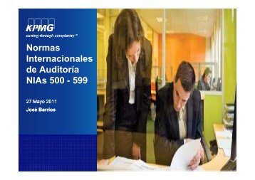 Normas Internacionales de Auditoría NIAs 500 - 599