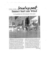 Jugendfahrt 2012 des SSCP - Surf- und Segelclub Pulheim