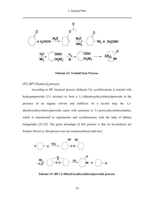 New synthesis routes for production of ε-caprolactam by ... - RWTH