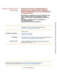 Potential of Aerobic Denitrification by Pseudomonas stutzeri TR2 To ...