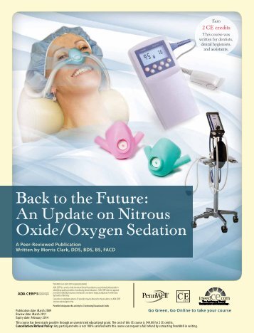 An Update on Nitrous Oxide/Oxygen Sedation - IneedCE.com