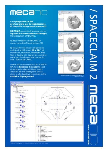 Brochure Informativa Mecanic 7.4 - Mecasoft SA