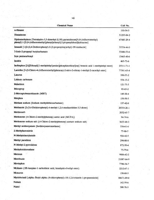 For Chemicals Listed Under Section 313 of the ... - P2 InfoHouse