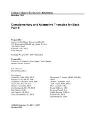 Complementary and Alternative Therapies for Back Pain II ...