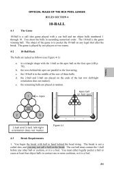 BCA 8/9 Ball Rules Poster - Ozone Billiards