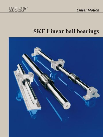 SKF Linear ball bearings