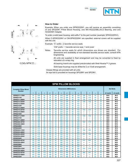 ball and roller bearings - NTN Bearing Corporation of