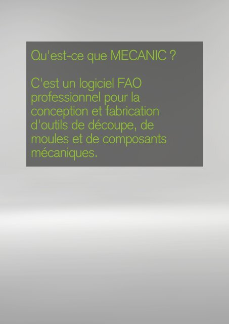 Brochure Mecanic v8 - Mecasoft SA