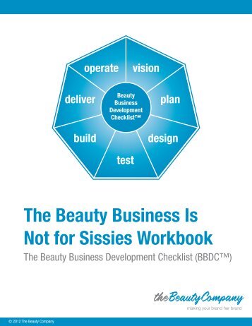 The Beauty Business Is Not for Sissies Workbook