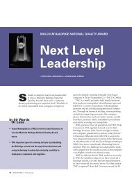Next Level Leadership - Quality Texas