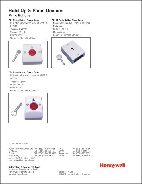 HoldUp Device.pdf - Alarm Systems Corporation