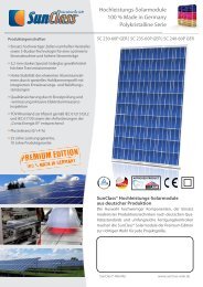 Sun Class SC Serie-GER 230-240W 60P - Solar-Handelsplattform