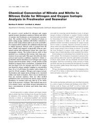 Chemical Conversion of Nitrate and Nitrite to Nitrous Oxide for ...