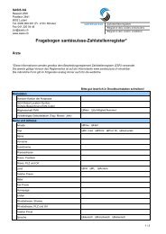 Fragebogen santésuisse-Zahlstellenregister*