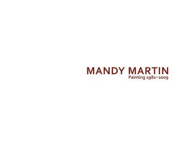 Mandy Martin - ACT Museums and Galleries