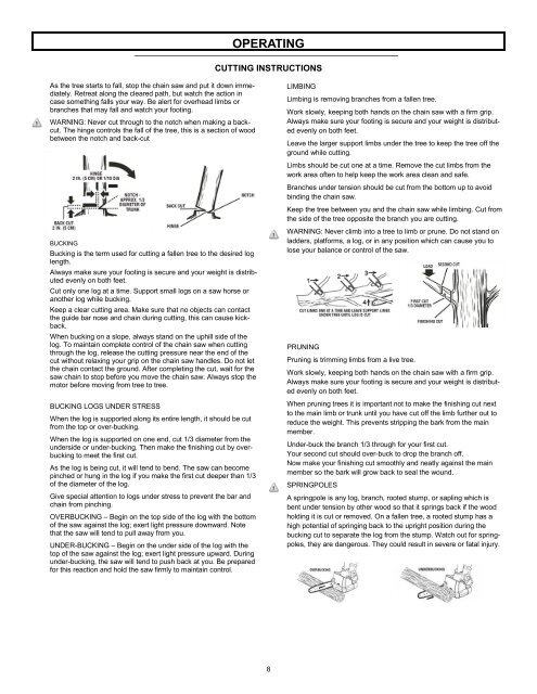 Electric Chain Saw CS30014 CS30016.pdf - Dorian Drake ...