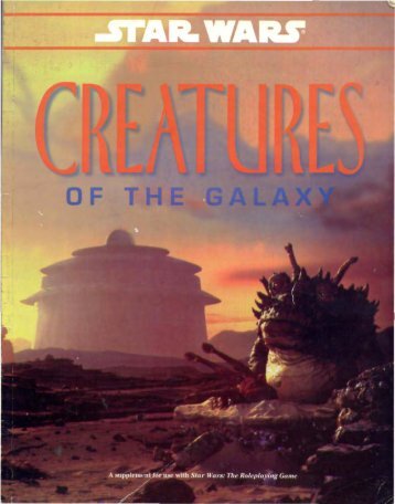 Creatures of the Galaxy 1994 WEG40080 0-87431 - D6 Holocron