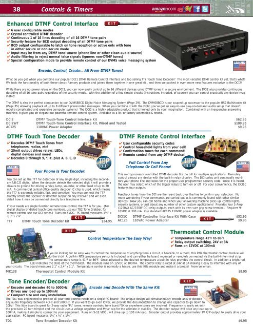 Ramsey Electronics 2012 Catalog - Home