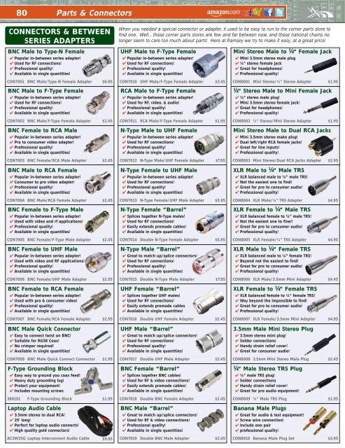 Ramsey Electronics 2012 Catalog - Home