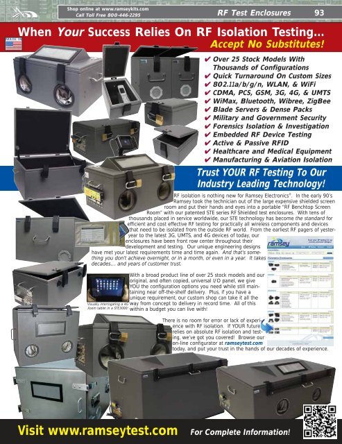 Ramsey Electronics 2012 Catalog - Home