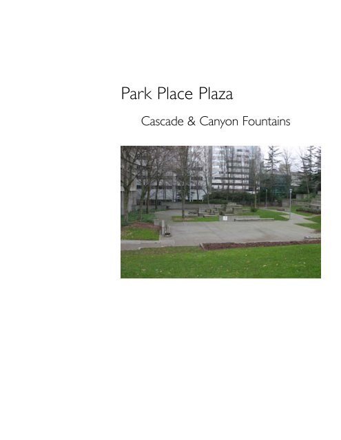 A New Vision for Freeway Park - City of Seattle