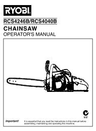 CHAINSAW - Ryobi