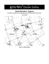 Small Wonders: Cygnus - Cloudy Nights