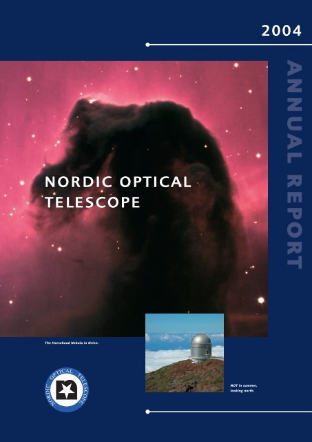 NOT Annual Report 2004 (PDF) - Nordic Optical Telescope