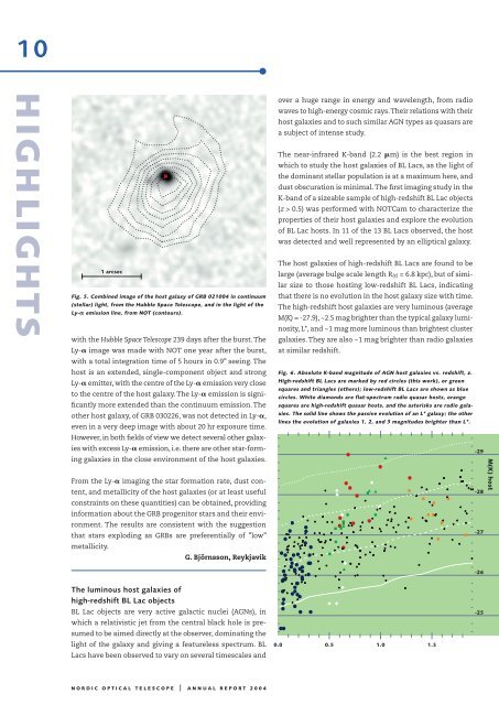 NOT Annual Report 2004 (PDF) - Nordic Optical Telescope