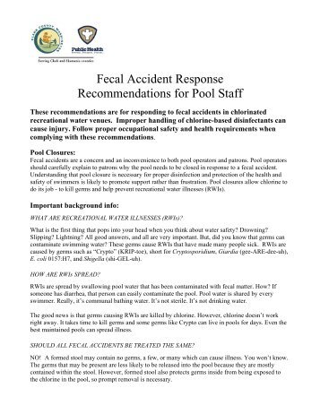Fecal Accident Response