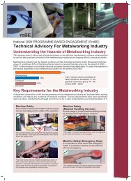 Technical Advisory For Metalworking Industry