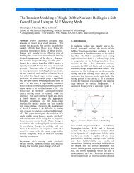 The Transient Modeling of Single-Bubble Nucleate ... - COMSOL.com