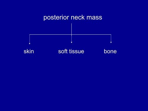 Case Presentation and Discussion on Posterior Neck Mass