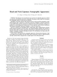 Head and Neck Lipomas - American Journal of Neuroradiology