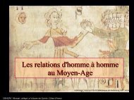 Les relations d'homme à homme au Moyen-Age - Clio Collège