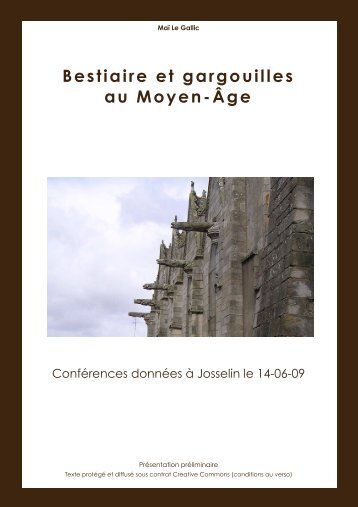 Bestiaire et gargouilles au Moyen-Âge - Histoire des Arts-Accueil