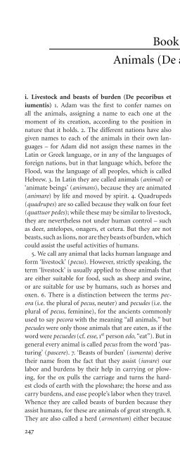 The Etymologies of Isidore of Seville - Pot-pourri